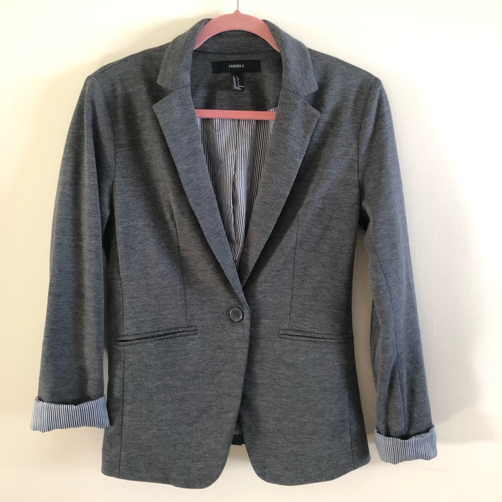Forever 21 Grey Blazer
